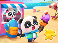 Hra Jigsaw Puzzle: Baby Panda Ice Cream Car