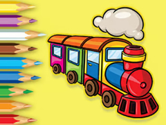 Hra Coloring Book: Running Train