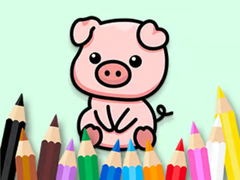 Hra Coloring Book: Cute Pig 2