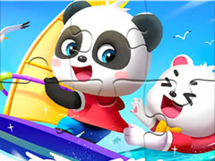 Hra Jigsaw Puzzle: Baby Panda Sailing