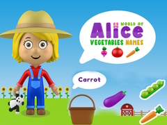 Hra World of Alice Vegetables Names