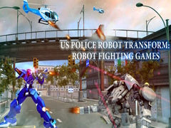 Hra US Police Robot Transform: Robot  fighting games
