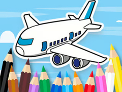 Hra Coloring Book: Flying Airplane