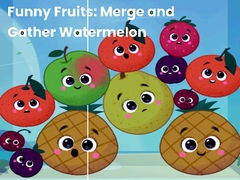 Hra Funny fruits: merge and gather watermelon