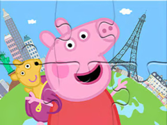 Hra Jigsaw Puzzle: Peppa Travel Around