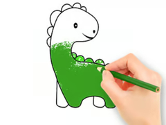 Hra Coloring Book: Lovely Baby Dinosaur