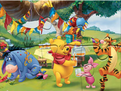 Hra Jigsaw Puzzle: Winnie The Pooh Party