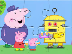 Hra Jigsaw Puzzle: Peppa Robot