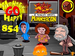 Hra Monkey Go Happy Stage 854