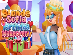 Hra Blonde Sofia Birthday Makeover