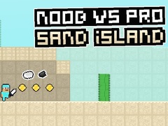 Hra Noob vs Pro Sand island