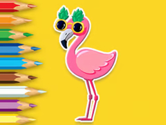 Hra Coloring Book: Flamingo