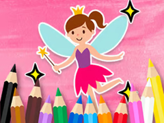 Hra Coloring Book: Little Pretty Fairy