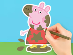 Hra Coloring Book: Peppa In The Mud