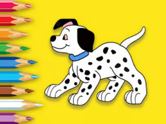 Hra Coloring Book: Cute Spotted Dog