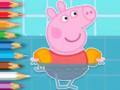 Hra Coloring Book: Peppa Swimming