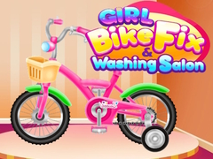 Hra Girl Bike Fix Washing Salon