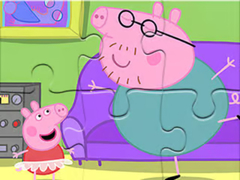 Hra Jigsaw Puzzle: Daddy Pig Dancing