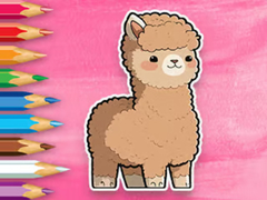 Hra Coloring Book: Cute Alpaca