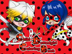 Hra Chibi Dotted Girl Coloring Book