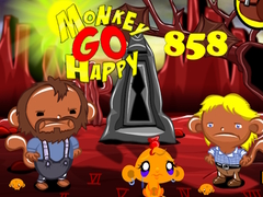 Hra Monkey Go Happy Stage 858