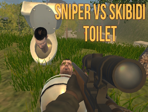 Sniper proti záchodu Skibidi .