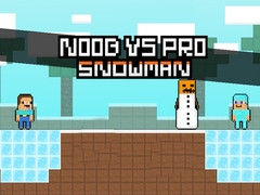 Hra Noob vs Pro Snowman