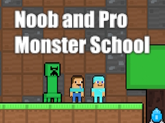 Hra Noob and Pro Monster School