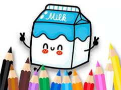 Hra Coloring Book: Milk