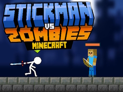 Hra Stickman vs Zombies Minecraft