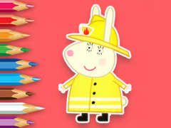 Hra Coloring Book: Rabbit Firefighter