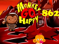 Hra Monkey Go Happy Stage 862