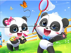 Hra Jigsaw Puzzle: Baby Panda Spring Outing