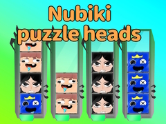 Hra Nubiki puzzle heads