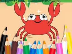 Hra Coloring Book: Happy Crab