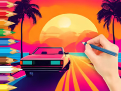 Hra Coloring Book: Sunset Driving