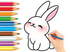 Hra Coloring Book: Cute Rabbit