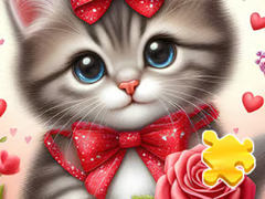 Hra Jigsaw Puzzle: Rose Cat