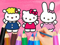 Hra Coloring Book: Hello Kitty With Friends