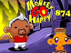 Hra Monkey Go Happy Stage 874