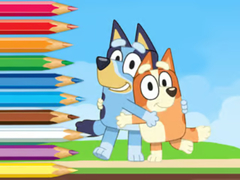 Hra Coloring Book: Bluey And Bingo Holiday