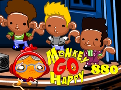 Hra Monkey Go Happy Stage 880 New Monkeys On Block Theme