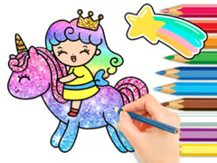 Hra Coloring Book: Unicorn Princess