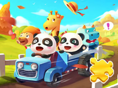 Hra Jigsaw Puzzle: Baby Panda Autumn