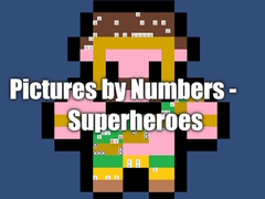 Hra Pictures by Numbers - Superheroes