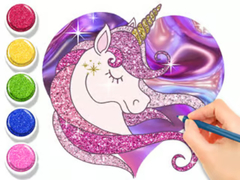 Hra Coloring Book: Glowing Unicorn