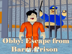 Hra Obby: Escape from Barry Prison