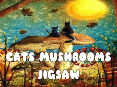 Hra Cats Mushrooms Jigsaw