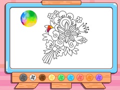 Hra Coloring Book: Flower Bouquet