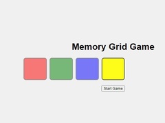 Hra Memory Grid